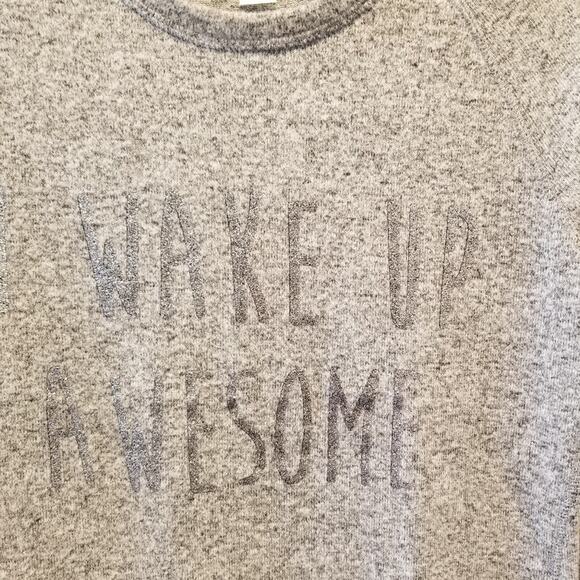 NEW- 'I Wake Up Awesome' Soft Sweatshirt *New* - Picture 2 of 3